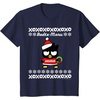 image:imageBad Badtz  Maru Ugly Christmas Shirt TShirtNavy Blue