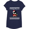 image:imageBad Badtz  Maru Ugly Christmas Shirt TShirtNavy Blue