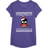 image:imageBad Badtz  Maru Ugly Christmas Shirt TShirtPurple Heather