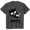 image:imageBadtz  Maru Falling For You Tee Shirt TShirtDark Heather Grey