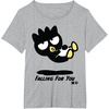 image:imageBadtz  Maru Falling For You Tee Shirt TShirtHeather Grey