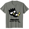 image:imageBadtz  Maru Falling For You Tee Shirt TShirtOlive Heather