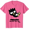 image:imageBadtz  Maru Falling For You Tee Shirt TShirtPink Heather