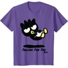 image:imageBadtz  Maru Falling For You Tee Shirt TShirtPurple Heather