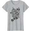 image:imageBadtz  Maru XO Street Art Tee TShirtHeather Grey