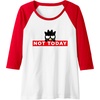 image:imageBadtzMaru Not Today Japan Raglan Baseball TeeRedWhite