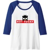 image:imageBadtzMaru Not Today Japan Raglan Baseball TeeRoyal BlueWhite
