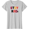 image:imageBadtzMaru Stay Rad TShirtSilver Grey