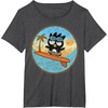 image:imageBadtzMaru Surfing TShirtDark Heather Grey