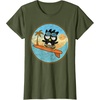 image:imageBadtzMaru Surfing TShirtOlive Green