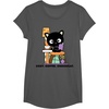 image:imageChococat Cozy Coffee Cafe TShirtAsphalt Grey