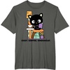 image:imageChococat Cozy Coffee Cafe TShirtAsphalt Grey