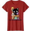 image:imageChococat Cozy Coffee Cafe TShirtCranberry Red