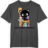 image:imageChococat Cozy Coffee Cafe TShirtDark Heather Grey