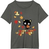 image:imageChococat Enjoy The Little Things Fall Leaves TShirtAsphalt Grey