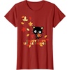 image:imageChococat Enjoy The Little Things Fall Leaves TShirtCranberry Red