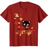 image:imageChococat Enjoy The Little Things Fall Leaves TShirtCranberry Red
