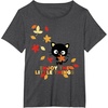 image:imageChococat Enjoy The Little Things Fall Leaves TShirtDark Heather Grey