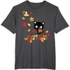 image:imageChococat Enjoy The Little Things Fall Leaves TShirtDark Heather Grey
