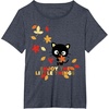 image:imageChococat Enjoy The Little Things Fall Leaves TShirtHeather Blue