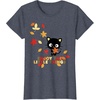image:imageChococat Enjoy The Little Things Fall Leaves TShirtHeather Blue