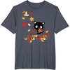 image:imageChococat Enjoy The Little Things Fall Leaves TShirtHeather Blue