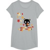 image:imageChococat Enjoy The Little Things Fall Leaves TShirtHeather Grey