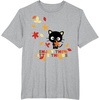 image:imageChococat Enjoy The Little Things Fall Leaves TShirtHeather Grey