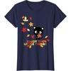image:imageChococat Enjoy The Little Things Fall Leaves TShirtNavy Blue