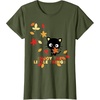 image:imageChococat Enjoy The Little Things Fall Leaves TShirtOlive Green