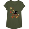 image:imageChococat Enjoy The Little Things Fall Leaves TShirtOlive Green