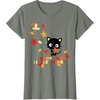 image:imageChococat Enjoy The Little Things Fall Leaves TShirtOlive Heather