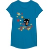image:imageChococat Enjoy The Little Things Fall Leaves TShirtSapphire Blue