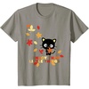 image:imageChococat Enjoy The Little Things Fall Leaves TShirtSlate Grey