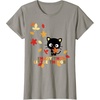 image:imageChococat Enjoy The Little Things Fall Leaves TShirtSlate Grey