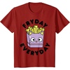 image:imageChococat French Fries Fryday Friday Everyday TShirtCranberry Red