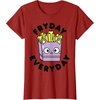 image:imageChococat French Fries Fryday Friday Everyday TShirtCranberry Red