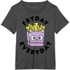 image:imageChococat French Fries Fryday Friday Everyday TShirtDark Heather Grey