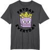 image:imageChococat French Fries Fryday Friday Everyday TShirtDark Heather Grey