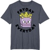 image:imageChococat French Fries Fryday Friday Everyday TShirtHeather Blue