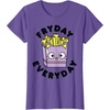 image:imageChococat French Fries Fryday Friday Everyday TShirtPurple Heather