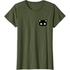 image:imageChococat Front and Back Logo Tee Shirt TShirtOlive Green