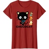 image:imageChococat Logo and Duckies Tee TShirtCranberry Red
