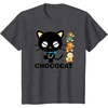 image:imageChococat Logo and Duckies Tee TShirtDark Heather Grey
