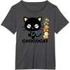image:imageChococat Logo and Duckies Tee TShirtDark Heather Grey