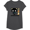 image:imageChococat Logo and Duckies Tee TShirtDark Heather Grey