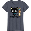 image:imageChococat Logo and Duckies Tee TShirtHeather Blue