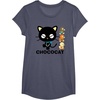 image:imageChococat Logo and Duckies Tee TShirtHeather Blue