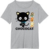 image:imageChococat Logo and Duckies Tee TShirtHeather Grey