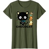 image:imageChococat Logo and Duckies Tee TShirtOlive Green